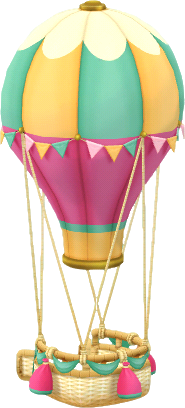 montgolfière à terre