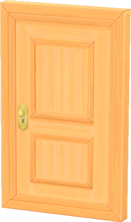 porte enchantée orange