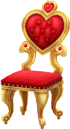 Herzkönigin-Stuhl