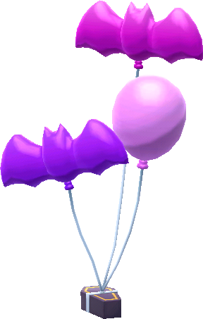 hexed bat balloons