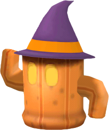 萬聖節迷你陶俑