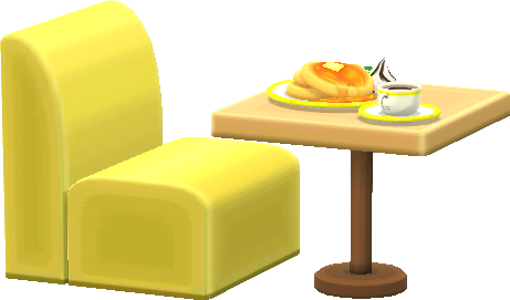 honey-pancake seating