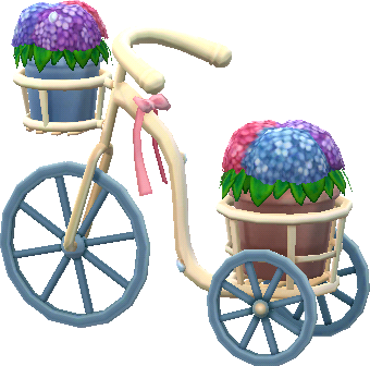 繡球花自行車