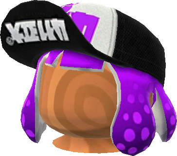 purple Inkling-girl wig