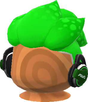 green Inkling-boy wig