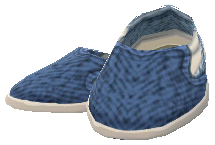 denim slip-ons