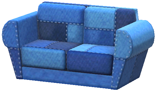 denim sofa