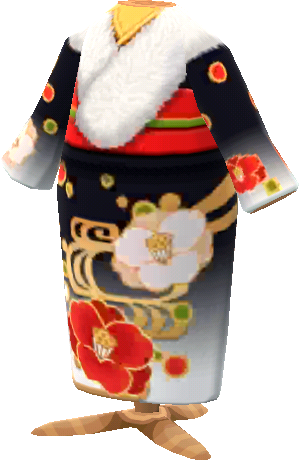 kimono de camelias