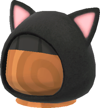 capucha gato negro