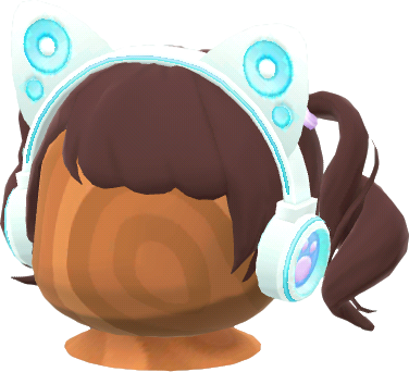 cat-ear-headphone wig