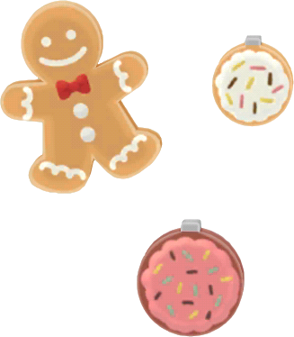 cookie ornament set A