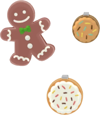 cookie ornament set B