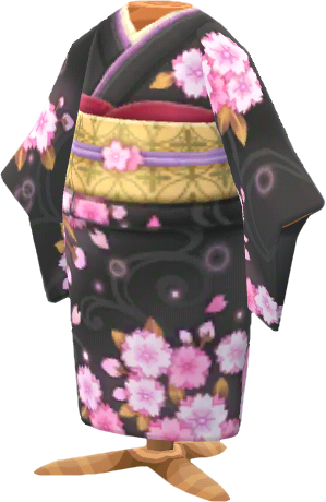 kimono cerisier fleuri