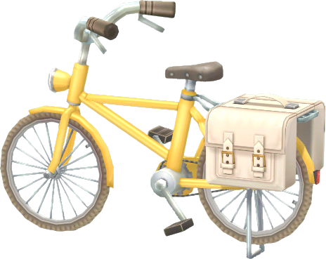 bicyclette vintage jaune