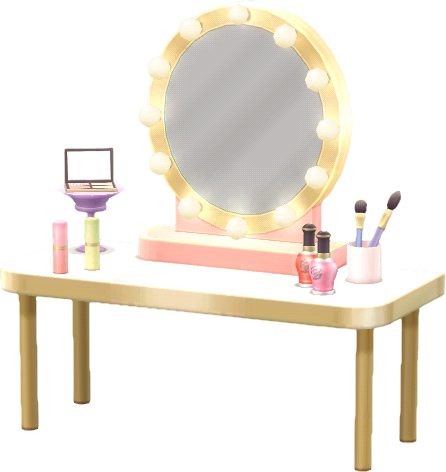 tavolo vanity cosmetici