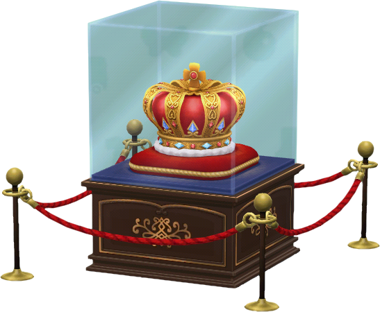 vitrine couronne royale