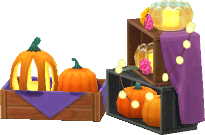 cajas con calabazas