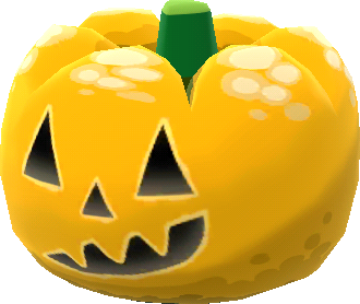 yellow-pumpkin head