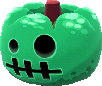 green-pumpkin head