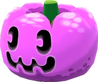 purple-pumpkin head