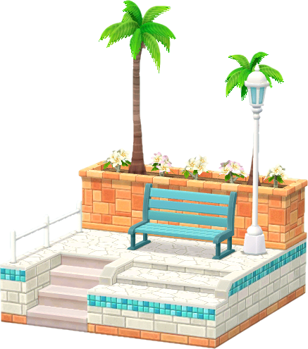 waterfront-resort bench