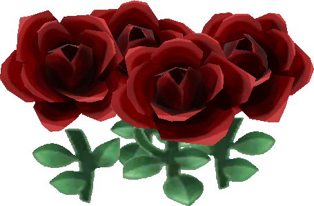 rosa lúgubre roja