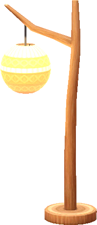 따뜻한 통나무집 램프