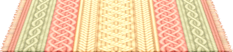 tapis tricot de chalet