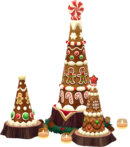 gingerbread trees