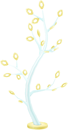Leuchtgitter-Baum