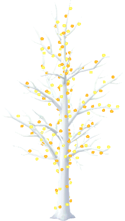 arbre lumières festives
