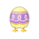 pink-patterned eggy