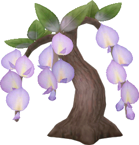 紫色藤花