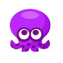 Lila-Oktopus