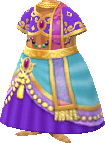 colorful palace dress