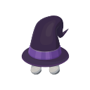 紫色魔女帽子