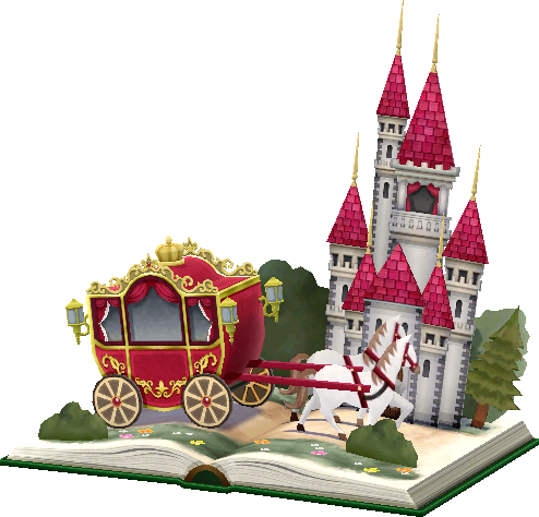 castle pop-up book