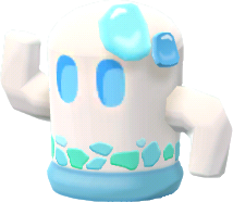 海玻璃迷你陶俑