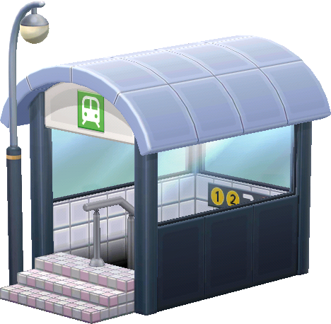 Metropol-U-Bahn-Stopp