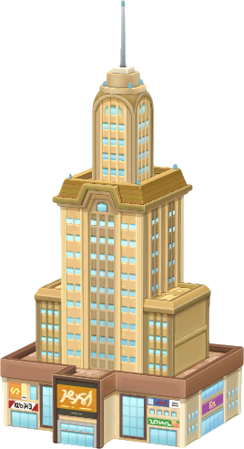 modellino edificio alto