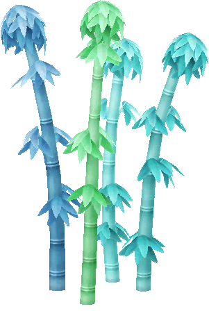 grands bambous bleus
