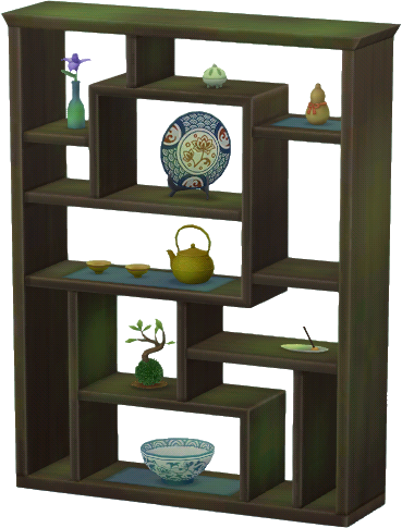 verdant-glow display shelf