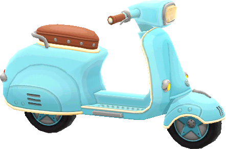 cool-blue scooter