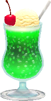 soda crème kiwi