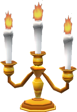 호화로운 촛대