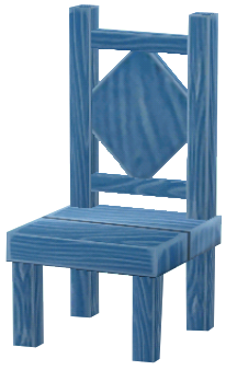 silla azul