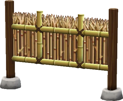 mampara de bambú