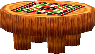 통나무 테이블