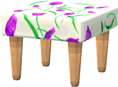 tavolino floreale