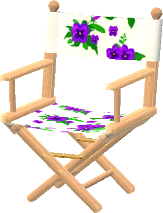 chaise florale